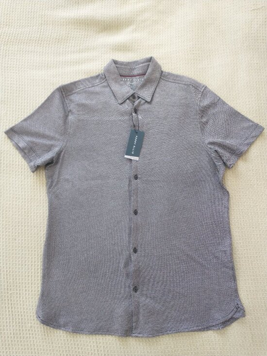 Perry Ellis Other - New Men's Slim Fit Short Sleeve Stretch Shirt Size M